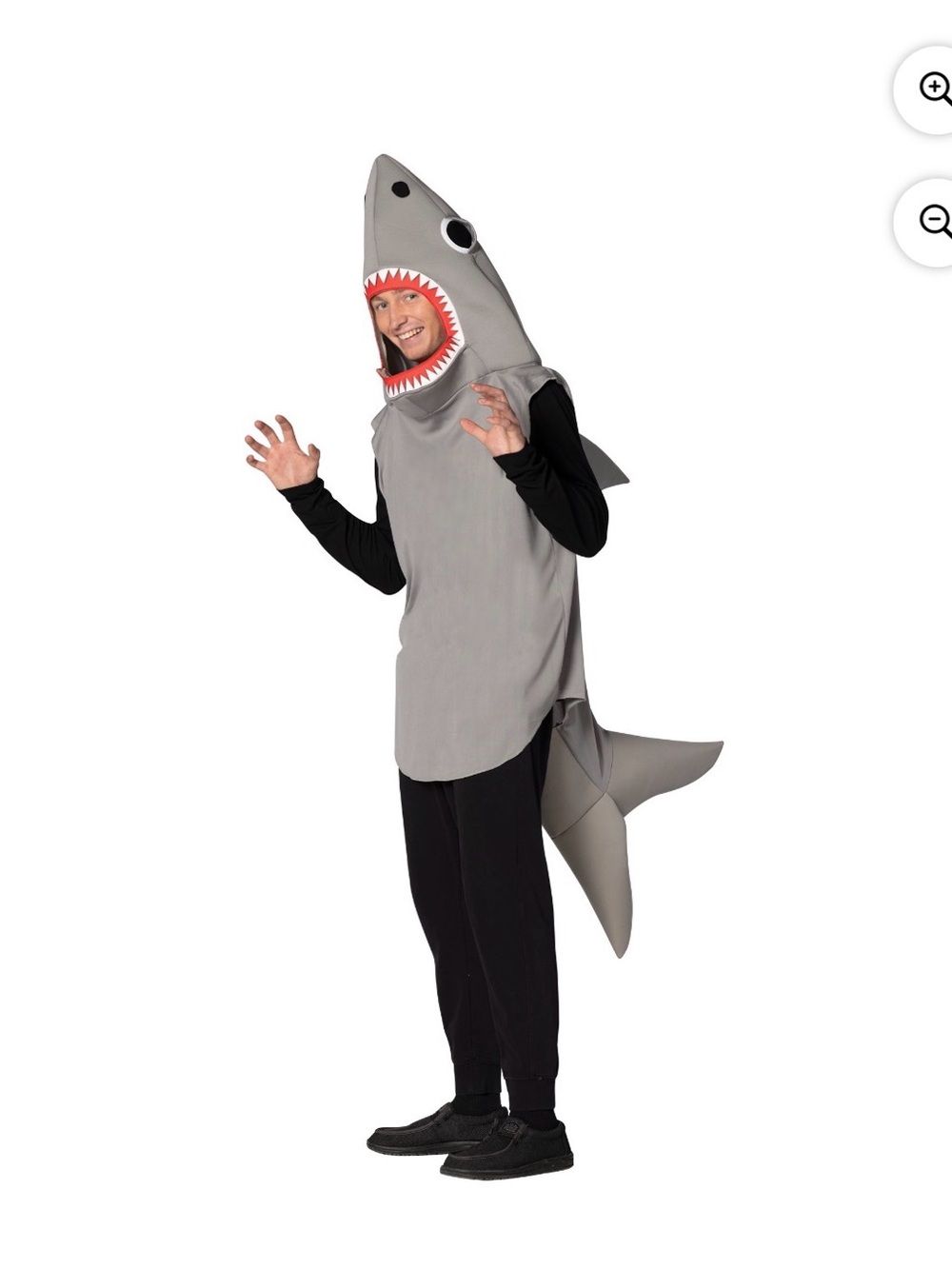 NWT Sand Shark One Piece Halloween Costume for Adults, Adult Fits S-XL